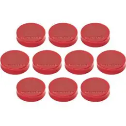 Magnet-Kreis Magnetoplan 1664006 Ergo Ø 30mm medium rot, Pack 10 Stk