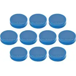 Magnet-Kreis Magnetoplan 1664014 Ergo Ø 30mm medium dunkelblau, Pack 10 Stk
