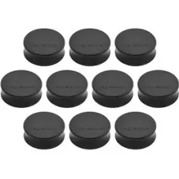 Magnet-Kreis Magnetoplan 1665012 Ergo Ø 34mm large schwarz, Pack 10 Stk