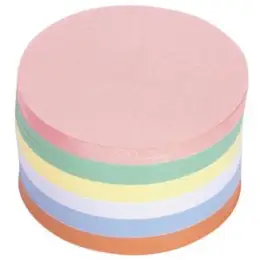 Moderationskarten Magnetoplan 112501710 sortiert rund 14cm, Pack 250 Stk