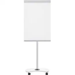 Flipchart Magnetoplan 12269F14 Junior Plus 68x95cm mobil Rundfuß mit Rollen und 2 Armen