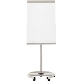 Flipchart Magnetoplan 12270F13 de Luxe 68x106,5cm mobil Rundfuß mit Rollen und Ablageschale