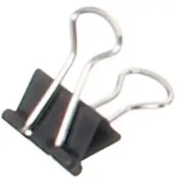 Briefklemmer-Foldback Maul 2141390 mauly 13 mm, schwarz, Pack 12 Stk