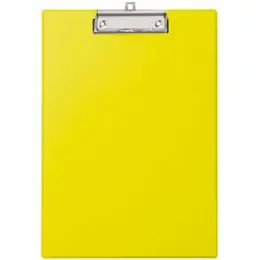 Schreibplatte / Klemmbrett Maul 2335213 A4 gelb Klemmweite 8mm mit Folienüberzug