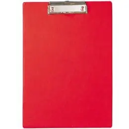 Schreibplatte / Klemmbrett Maul 2335225 A4 rot Klemmweite 8mm mit Folienüberzug