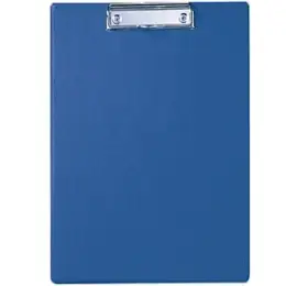 Schreibplatte / Klemmbrett Maul 2335237 A4 blau Klemmweite 8mm mit Folienüberzug