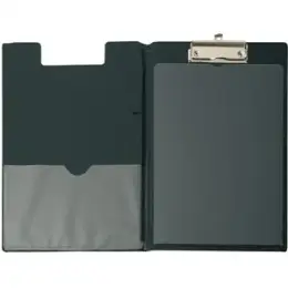 Schreibplatte / Klemmbrett Maul 2339690 A4-hoch schwarz mit Folienüberzug, Durchschreibschutz, Klemmweite 8mm