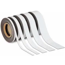 Magnetband Maul 6524902 10mx50mmx1mm weiß, magnethaftend, beschriftbar