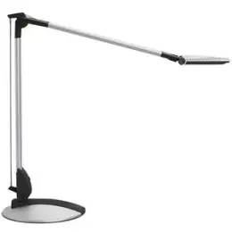 Tischleuchte Maul 8206795 MAULoptimus LED 10 Watt colour vario Standfuß dimmbar silber