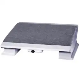 Fußstütze Maul 9025085 45x39cm beheizt grau Din Norm 5 Neigungswinkel Teppichbelag