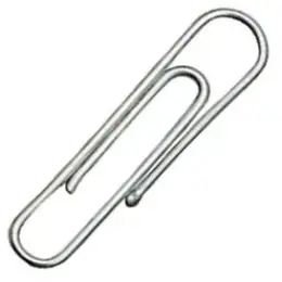 Briefklammern Norica 2210 570/24 24mm verzinkt mit Kugelenden, Pack 1000 Stk