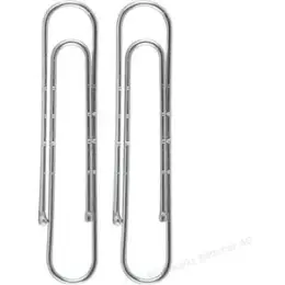 Aktenklammern Norica 2261 580/50 50mm gewellt verzinkt mit Kugelenden, Pack 100 Stk