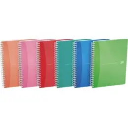 Spiralbuch Oxford 100102483 My Colours A5 kariert 90 Blatt PP sortiert