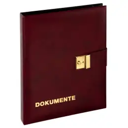 Dokumentenmappe Pagna 30503-31 A4 weinrot 4-Ring Mechanik