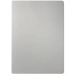 Bewerbungsmappe Pagna 44134-09 Shift ivory 3 -teilig Karton mit Prägung, Pack 10 Stk