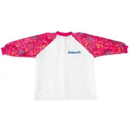 Kinder-Malschürze Pelikan 105353 Girl rot für 6-9 Jahre, inkl. Tragebeutel