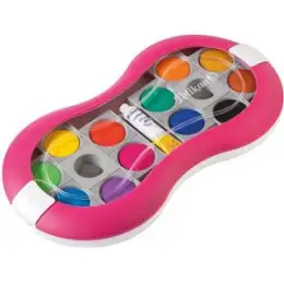 Deckfarbkasten Pelikan 724625 Space+ 735SP/12 pink inkl. 1 Tube Deckweiß