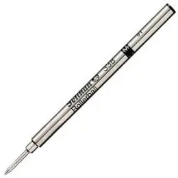 Rollermine Pelikan 957027 338B B, Metallspitze, Wechselmine, schwarz, Pack 10 Stk