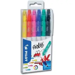Faserstift Pilot SW-FC-S6 4144S6 FriXion Colors 6er Etui, 6 Farben sortiert