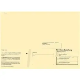 Zustellungsumschlag RNK 2042 C4, innerer Umschlag, haftklebend, mit Einsteckschlitz, Pack 250 Stk