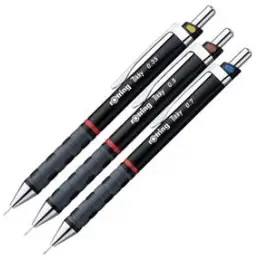 Druckbleistift Rotring S0801310 Tikky Redesign M 0,35/0,5/0,7mm schwarz, Pack 3 Stk