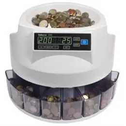 Münzzähler Safescan 113-0547 1250 EUR und Sortierer inkl. Druckerport