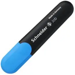 Textmarker Schneider 1503 Job 1-5mm, Keilspitze, blau