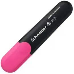 Textmarker Schneider 1509 Job 1-5mm, Keilspitze, rosa