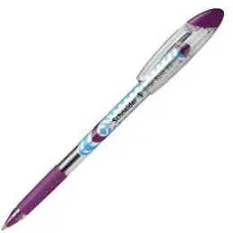 Kugelschreiber Schneider 151208 Slider Basic XB XB, mit Kappe, violett, Pack 10 Stk