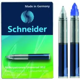 Rollerpatrone Schneider 185203 Universal 852 M, königsblau, für Base Senso, Base Ball, Breeze, ID Duo, Pack 5 Stk