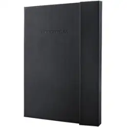 Notizbuch Sigel CO151 Conceptum A4 kariert 80g Hardcover schwarz Magnetverschluss, Pack 3 Stk