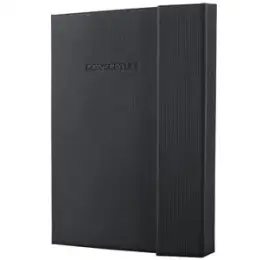 Notizbuch Sigel CO161 Conceptum A5 kariert 80g Hardcover schwarz Magnetverschluss