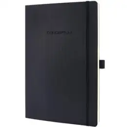 Notizbuch Sigel CO310 Conceptum A4 kariert Softcover schwarz