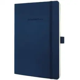 Notizbuch Sigel CO327 Conceptum A5 liniert 80g Softcover dunkelblau, Pack 3 Stk