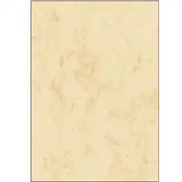 Marmor-Papier Sigel DP181 A4 Marmor beige 90g, Inkjet Laser Kopierer, Pack 25 Blatt