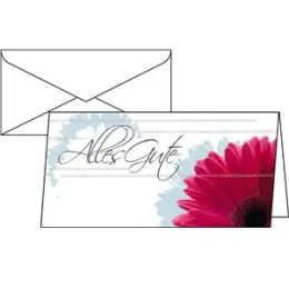 Glückwunschkarte Sigel DS209 DIN lang 220g inkl. Umschläge, Pack 10 Stk