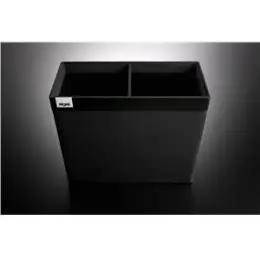 Stifteköcher Sigel SA535 cintano schwarz Lederimitat 3x10,7x6cm Kunststoff