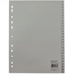 Zahlen-Register Soennecken 121056880 1549 A4 1-54 PP grau