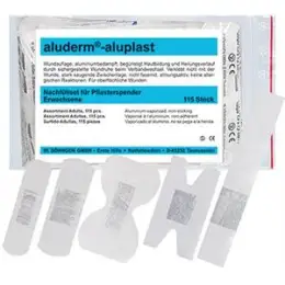 Wundpflaster-Nachfüllset Söhngen 1009916 aluderm-aluplast, Pack 115 Stk