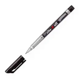 Permanentmarker Stabilo 166/46 Write-4-all S 0,4mm (S), Rundspitze, schwarz, Pack 10 Stk