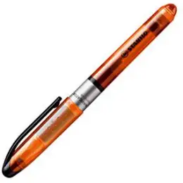 Textmarker Stabilo 545/54 Navigator 1-4mm, Keilspitze, orange, Pack 10 Stk