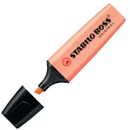 Textmarker Stabilo 70/126 Boss Original Pastel 2-5mm, Keilspitze, cremige Pfirsichfarbe
