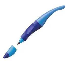 Tintenroller Stabilo B-46843-5 EASYoriginal 0,5mm, Rechtshänder, Wechselmine, mit Kappe, dunkelblau/hellblau, Schreibfarbe blau, Pack 5 Stk
