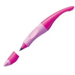 Tintenroller Stabilo B-46846-5 EASYoriginal 0,5mm, Rechtshänder, Wechselmine, mit Kappe, hellpink/dunkelpink, Schreibfarbe blau, Pack 5 Stk