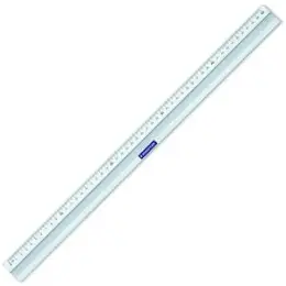 Lineal Staedtler 56350 563 50 Mars Metall 50cm aus Aluminium Millimeter-Skalierung, Tuschekante