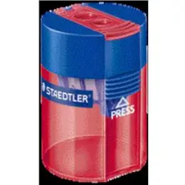 Doppelspitzdose Staedtler 512006 512 006 rund, farbig sortiert, Pack 10 Stk