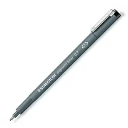 Fineliner Staedtler 30807-9 308 07-9 pigment liner Strichstärke: 0,7mm schwarz, Pack 10 Stk
