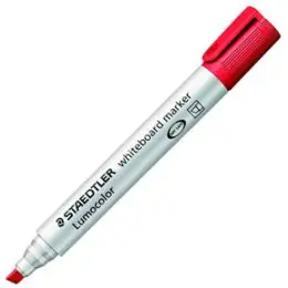 Whiteboardmarker Staedtler 351B-2 351 B-2 Lumocolor 2-5mm, Keilspitze, rot