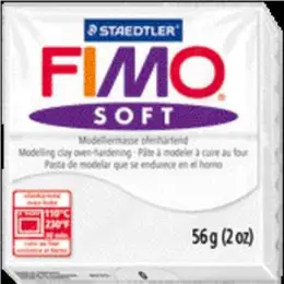 Modelliermasse Staedtler 8020-0 FIMO soft weiß, Pack 6 x 57g