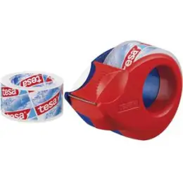 Klebefilm-Handabroller Tesa 57859-00000-00 tesafilm Mini, rot/blau 19mmx10m inkl. 2 Rollen tesafilm 57329, Pack 9 Stk